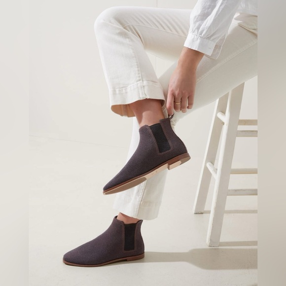 Rothy’s The merino wool ankle boot in brown women’s size 10 Like new - Picture 16 of 17